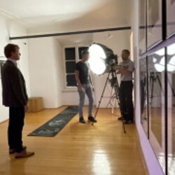 PETER ANGERER_GEHEN & BLEIBEN_Filmdreh. Foto: KULTUM/Hopper