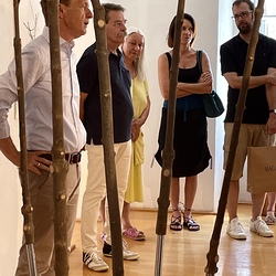 Finissage_Wilhelm Scheruebl_Gehen_Vergehen. Foto: KULTUM/Hopper