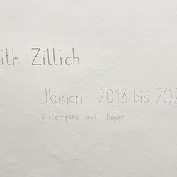 Judith Zilllich: MUTTER GOTTES. (Ikonen 2018–2021), Eitempera auf PapierKULTUM Galerie, 12. Nov. 2021 bis 12. Feb. 2022. Kurator: Johannes Rauchenberger