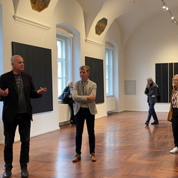 Artist-Curator Talk Zlatko Kopljar and Johannes Rauchenberger, 28. Sept. 2024, steirischer herbst, Ausstellung: Zlatko Kopljar: Erasion