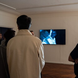 LEBEN NACH DEM TOD? Kuratorenführung mit Johannes Rauchenberger in Zlatko Kopljars Schau 'AUSLÖSCHUNG' am 2.11.2024Foto: Adnan Babahmetovic