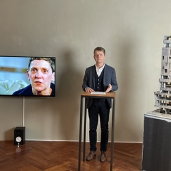 CINEMA ALTERA_Thomas Henke, Lorenz Estermann, Ausstellungseröffnung, 07.02.2023. Foto: KULTUM Graz