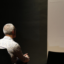 Der doppelte Gast: Chrstoph Wenzel und Karin Fellner. Foto: KULTUM