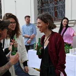 Ausstellungseröffnung, EINATMEN - AUSATMEN, 2. Juni 2021, Foto: KULTUM