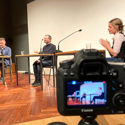 Der doppelte Gast: Thomas Ballhausen - Helwig Brunner. 'Das Mädchen Parzifal ist nicht von gestern'. Moderation: Barbara Rauchenberger. KULTUM, 26.9.2020, Foto: KULTUM/Andrea Hopper