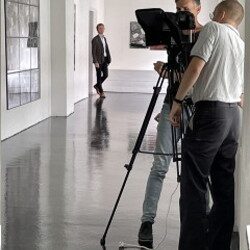 PETER ANGERER_GEHEN & BLEIBEN_Filmdreh. Foto: KULTUM/Hopper