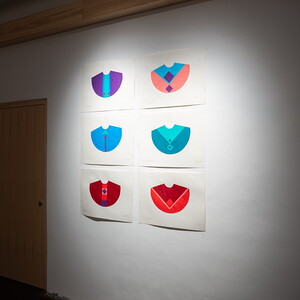 Ausstellungsansichten: 'Im Bann (s)einer großen Erzählung: Josef Fink (1941–1999), KULTUM Graz, 28.2.–19.4.2025 Kurator*in: Elisabeth Koller, Johannes Rauchenberger