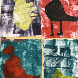 Junges Publikum_Stempel- u. Monotiere_Christine Kastl. Foto: KULTUM/Hopper