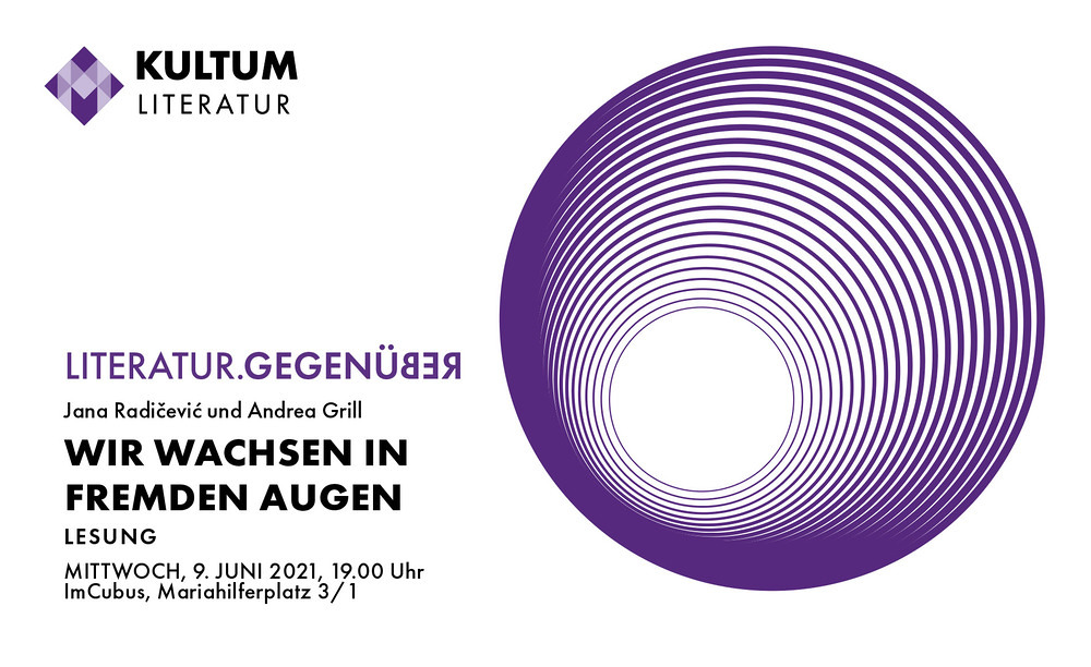 Literatur.Gegenüber, WIR WACHEN IN FREMDEN AUGEN, 20210609. Foto: KULTUM