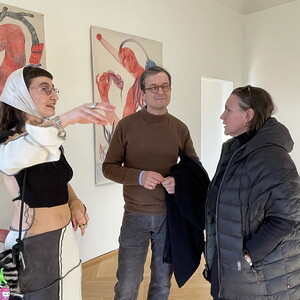 Eröffnung der Ausstellung: 'Margo Sarkisova: Reflections on Identity'; Kuratorin/Curator: Nastia Khlestova KULTUM Graz, 16.12.2023 In Kooperation mit   Foto: J. Rauchenberger