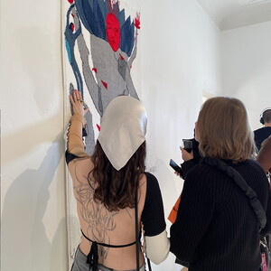 Eröffnung der Ausstellung: 'Margo Sarkisova: Reflections on Identity'; Kuratorin/Curator: Nastia Khlestova KULTUM Graz, 16.12.2023 In Kooperation mit   Foto: J. Rauchenberger