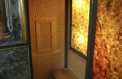 St. Oswald ob Plankenwarth, Beichtraumgestaltung und Taufkapelle: Alfred Graf (2008) 