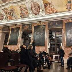 Lange Nacht der Museen, 4. Oktober 2025: Alte Bilder von, aus, ?ber Gott... Die Botschaft der Bilder im Minoritensaal: Führung mit Dr. Johannes Rauchenberger durch den Minoritensaal