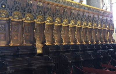 Chorgestühl, Frari-Kirche, Venedig