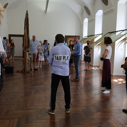 EINATMEN - AUSATMEN. Ausstellungsbesuch mit Führung. Foto: KULTUM