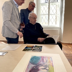 Josef Fink_Im Bann (s)einer großen Erzählung_Kuratorenführung. Foto: KULTUM/Hopper
