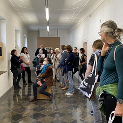DE PROPAGANDA FIDE. Überraschende Glaubenswerbungen der Katholischen Kirche ? Kuratorenführung mit Johannes Rauchenberger im Rahmen des Galerientags des steirischen herbst, 24.9.2022 Foto: KULTUM/Alexandra Seyi