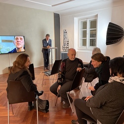 CINEMA ALTERA_Thomas Henke, Lorenz Estermann, Ausstellungseröffnung, 07.02.2023. Foto: KULTUM Graz