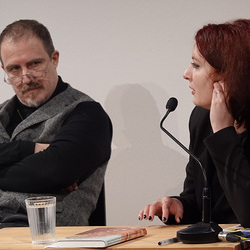 Literatur Hotel am 9.12.2025 mit Slata Roschal und Bertram Reinecke