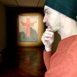 Guillaume Bruere, Dead & Alive. Alte Meister, 2021,  Ausstellungsaufbau. Foto: KULTUM/Andrea Hopper