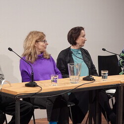  Diagonale-Werkstattgespräch: PRINZpod - die Kunstkomplizen. Nathalie Pollauf im Gespräch mit Brigitte Prinzgau, Thomas Podgorschek und der Regisseurin Ebba Sinzinger