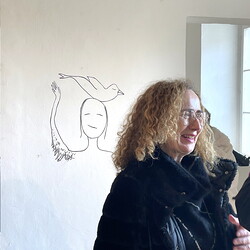 Eröffnung der Ausstellung: 'SISTERS OF THE LABYRINTH' von Renate Kordon und Tamara Friebel, KULTUM Graz, 2. März 2024. Foto: KULTUM/Johannes Rauchenberger