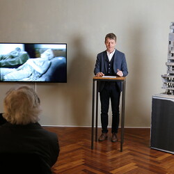 CINEMA ALTERA_Thomas Henke, Lorenz Estermann, Ausstellungseröffnung, 07.02.2023. Foto: KULTUM Graz