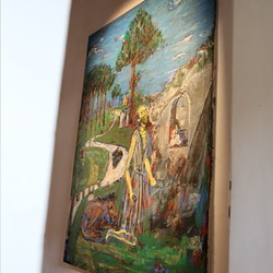 Guillaume Bruere, Dead & Alive. Alte Meister, 2021,  Ausstellungsaufbau. Foto: KULTUM/Andrea Hopper