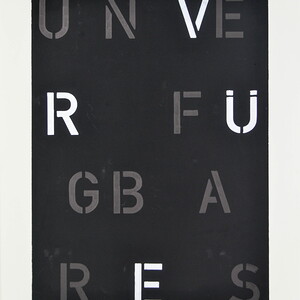 Peter Angerer: UNVERFÜGBARKEIT, 2019, Grafikunikate