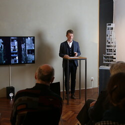 CINEMA ALTERA_Thomas Henke, Lorenz Estermann, Ausstellungseröffnung, 07.02.2023. Foto: KULTUM Graz