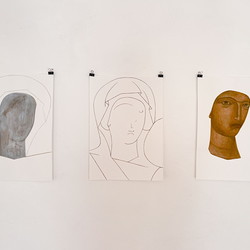 Judith Zilllich: MUTTER GOTTES. (Ikonen 2018–2021), Eitempera auf PapierKULTUM Galerie, 12. Nov. 2021 bis 12. Feb. 2022. Kurator: Johannes Rauchenberger