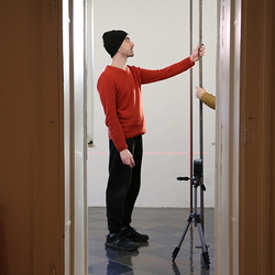 Guillaume Bruere, Dead & Alive. Alte Meister, 2021,  Ausstellungsaufbau. Foto: KULTUM/Andrea Hopper
