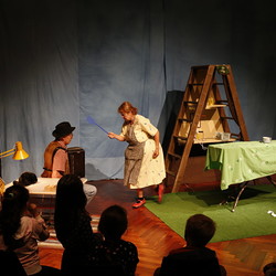 Frau Meier die Amsel, Mezzanintheater, JUNGES PUBLIKUM, September 2021. Foto: KULTUM
