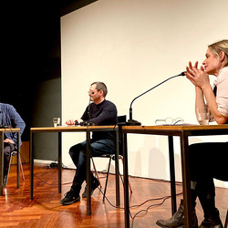 Der doppelte Gast: Thomas Ballhausen - Helwig Brunner. 'Das Mädchen Parzifal ist nicht von gestern'. Moderation: Barbara Rauchenberger. KULTUM, 26.9.2020, Foto: KULTUM/Andrea Hopper