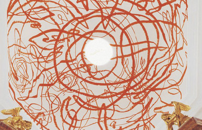 Otto Zitko, Raumzeichnung, 2003, Andreaskapelle, Pfarrkirche St. Andrä, Graz, Foto: G. Neuhold