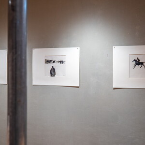 Ausstellungsansichten: 'Im Bann (s)einer großen Erzählung: Josef Fink (1941–1999), KULTUM Graz, 28.2.–19.4.2025 Kurator*in: Elisabeth Koller, Johannes Rauchenberger