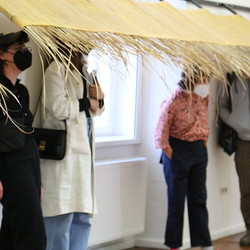 Ausstellungseröffnung, EINATMEN - AUSATMEN, 2. Juni 2021, Foto: KULTUM