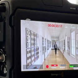 PETER ANGERER_GEHEN & BLEIBEN_Filmdreh. Foto: KULTUM/Hopper