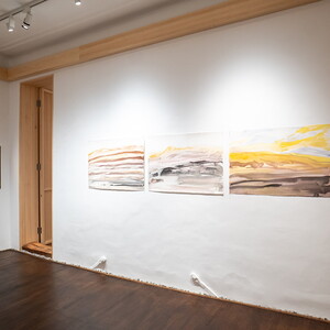 Ausstellungsansichten: 'Im Bann (s)einer großen Erzählung: Josef Fink (1941–1999), KULTUM Graz, 28.2.–19.4.2025 Kurator*in: Elisabeth Koller, Johannes Rauchenberger