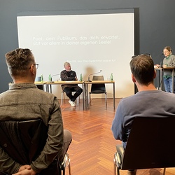 LITERATUR_DOPPELTEGAST_Kuhligk_Roloff. Foto: KULTUM/Hopper