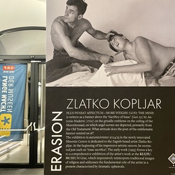 Führung mit Kurator Johannes Rauchenberger durch die Ausstellung 'Auslöschung' von Zlatko Kopljar