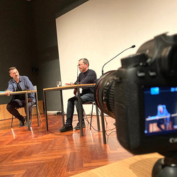 Der doppelte Gast: Thomas Ballhausen - Helwig Brunner. 'Das Mädchen Parzifal ist nicht von gestern'. Moderation: Barbara Rauchenberger. KULTUM, 26.9.2020, Foto: KULTUM/Andrea Hopper
