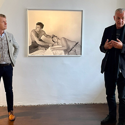 Artist-Curator Talk Zlatko Kopljar and Johannes Rauchenberger, 28. Sept. 2024, steirischer herbst, Ausstellung: Zlatko Kopljar: Erasion