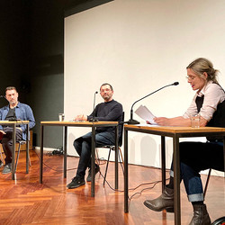 Der doppelte Gast: Thomas Ballhausen - Helwig Brunner. 'Das Mädchen Parzifal ist nicht von gestern'. Moderation: Barbara Rauchenberger. KULTUM, 26.9.2020, Foto: KULTUM/Andrea Hopper