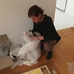NINAVALE. Ausstellungsaufbau. 'Paradise is temporarily closed. God' KULTUM Graz, 24. Oktober 2020 bis 12. Dezember 2020. Foto: KULTUM/Andrea Hopper