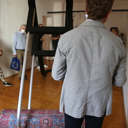 KURATORINNENFÜHRUNG, Juli 2021, Ausstellung EINATMEN-AUSATMEN. Foto: KULTUM