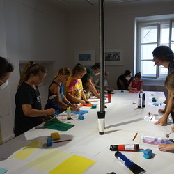 Denn das Lama kennt kein Drama, Buchpräsentation und Workshop, Christine Kastl. 