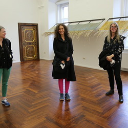 Ausstellungseröffnung, EINATMEN - AUSATMEN, 2. Juni 2021, Foto: KULTUM