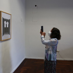 Ausstellungseröffnung, EINATMEN - AUSATMEN, 2. Juni 2021, Foto: KULTUM
