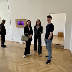 MICHAEL ENDLICHER_Zeichen Sprache Ironie_Ausstellungseröffnung. Foto: KULTUM/Hopper